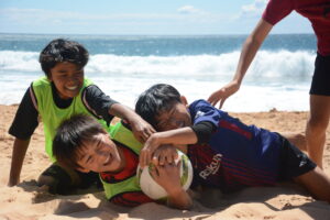Beach Soccer Event in action
