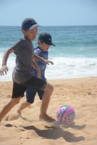 Beach Soccer Event in action