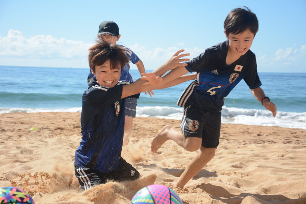 Beach Soccer Event in action