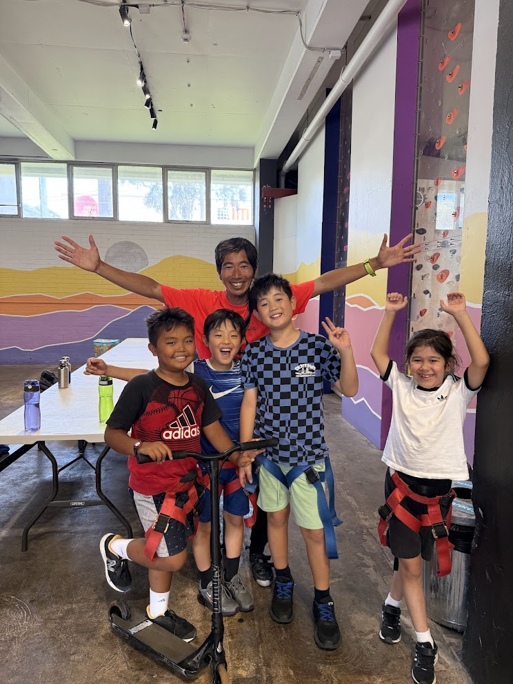 Bouldering Experience Event in action